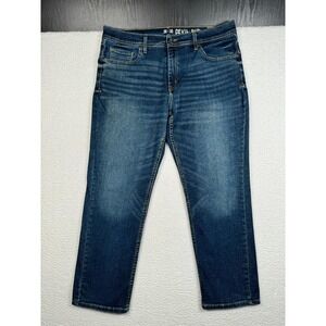 + Devil-Dog Jeans Men Blue 36x30 Fits 37x28 Athletic Fit Straight Fit